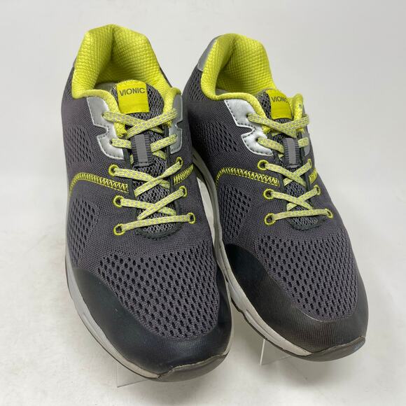 Vionic 335 Emerald / 9030 Comfort Sneakers Womens 9 1/2 Gray 1,0,3,0:S1482 - Picture 6 of 13